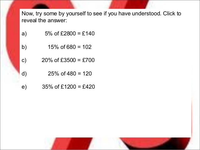 How To Do KS2 Maths SATs Paper A Percentage Questions (Part 1)