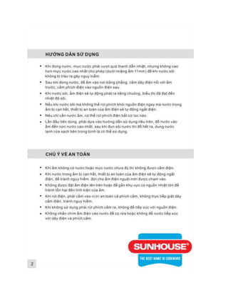 Ấm điện Inox Sunhouse 3L SH-KS300E