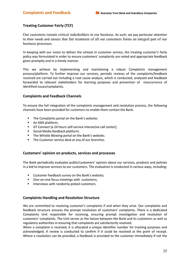 GTBank annual report 2015 PDF