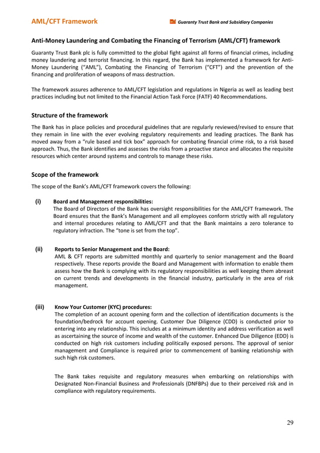 GTBank annual report 2015 PDF