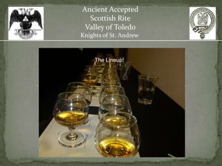 Ancient Accepted
  Scottish Rite
 Valley of Toledo
Knights of St. Andrew



     The Lineup!
 