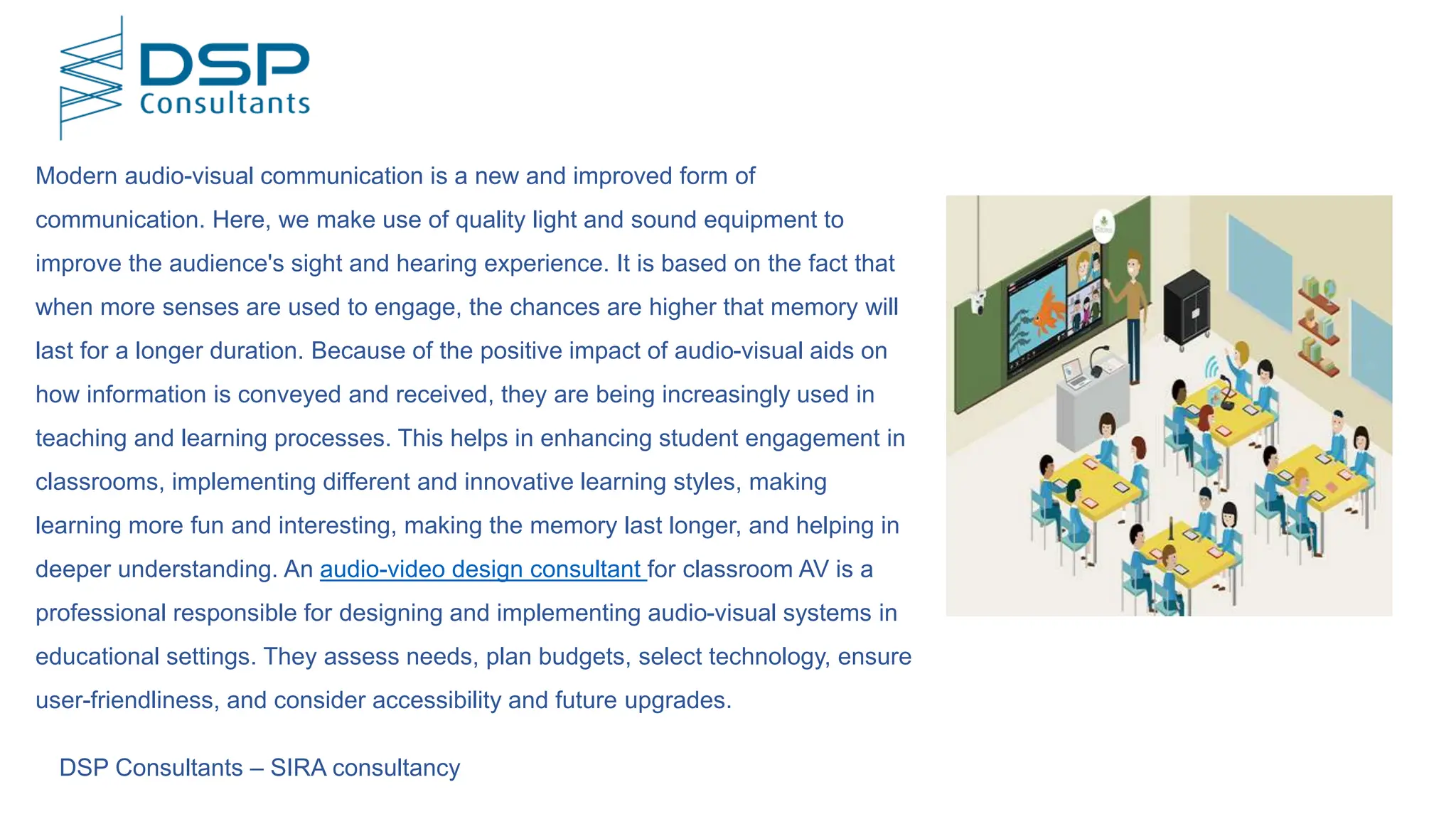 The Importance of Audio Visual in lives PPT