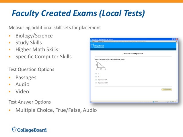 Accuplacer Overview