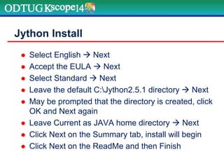 KScope14 Jython Scripting | PPTX