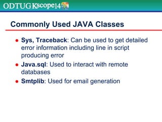 KScope14 Jython Scripting | PPTX