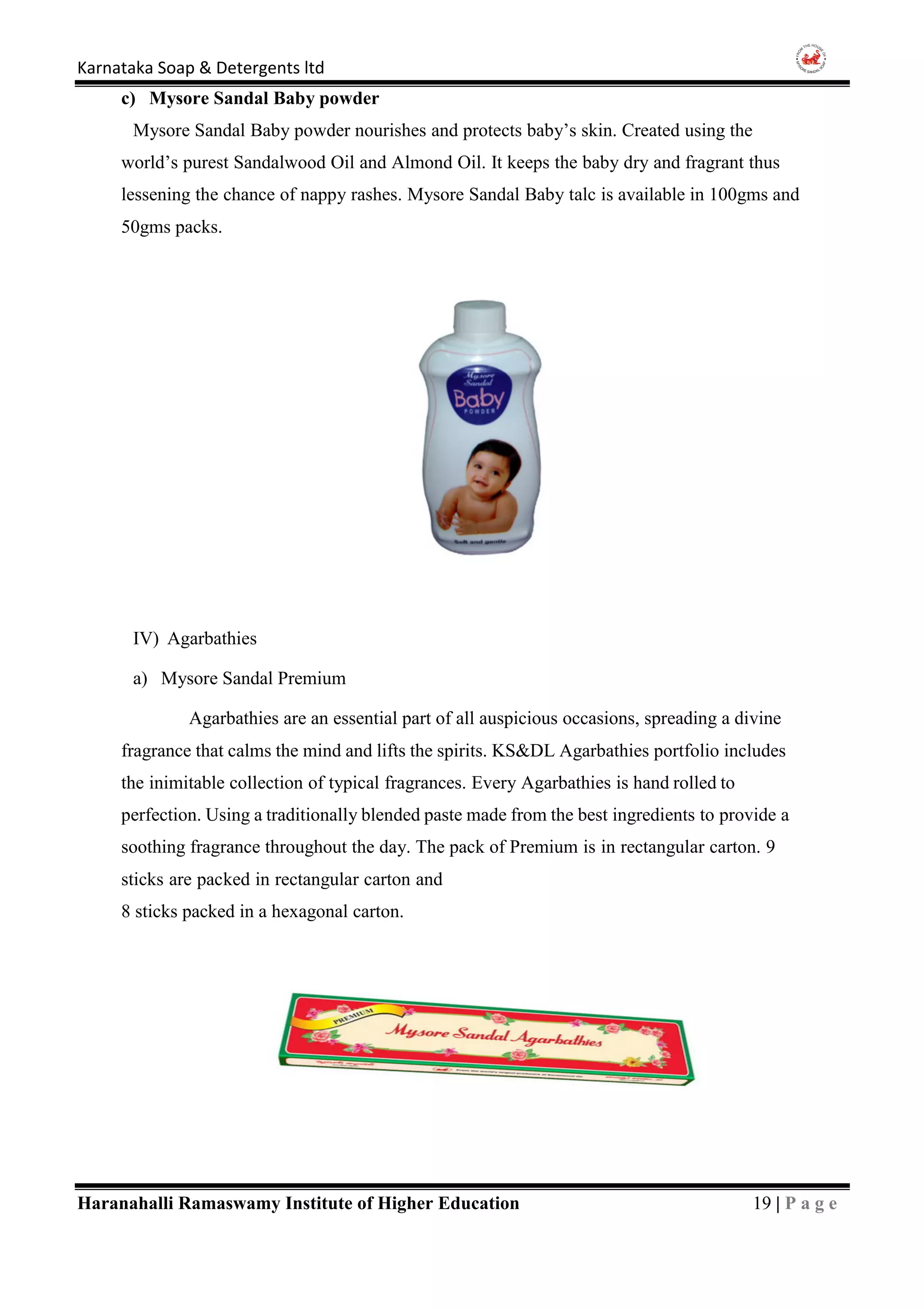 Karnataka Soap And Detergents Ltd (Mysore sandal) 2018 PDF