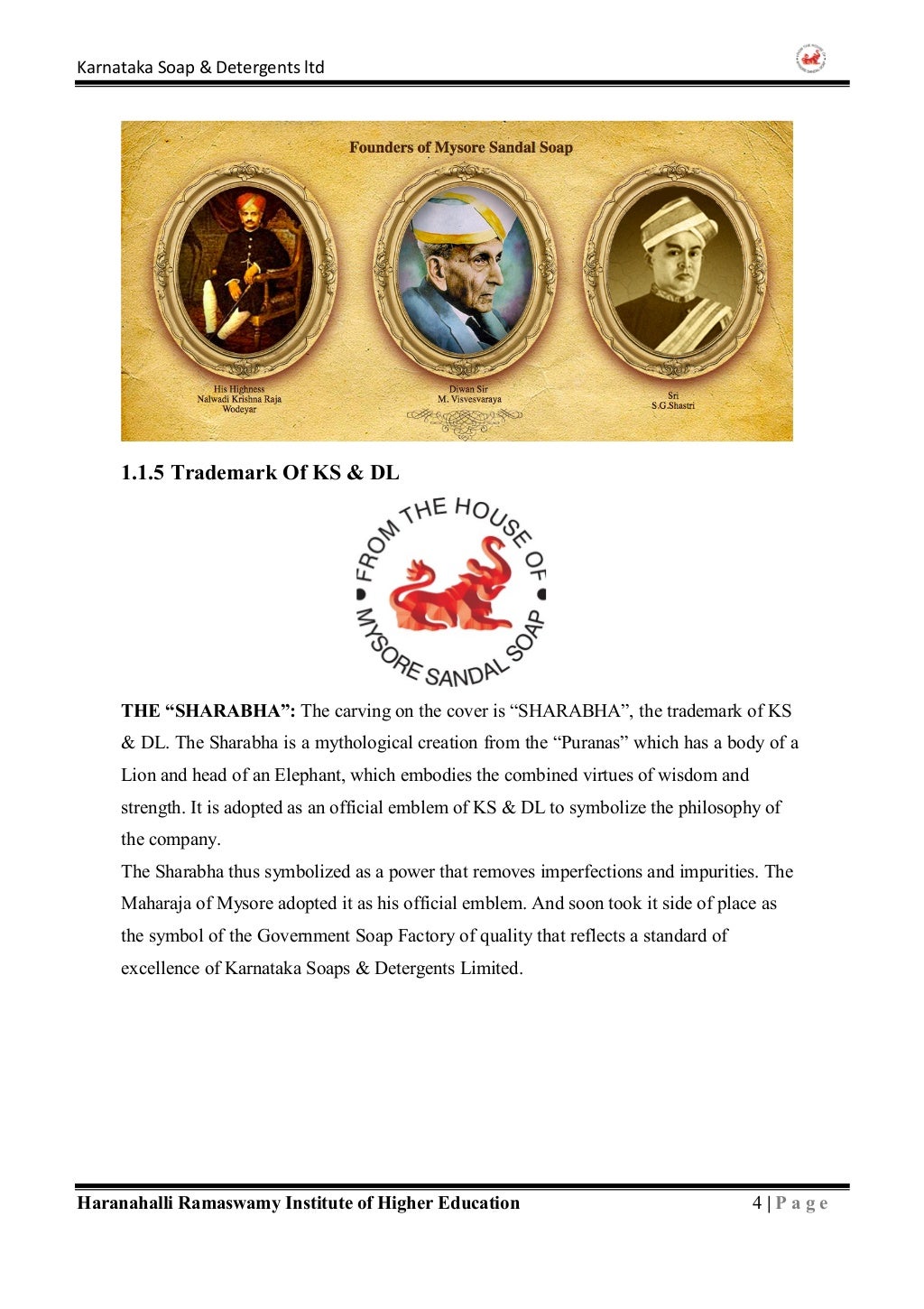 Karnataka Soap And Detergents Ltd (Mysore sandal) 2018