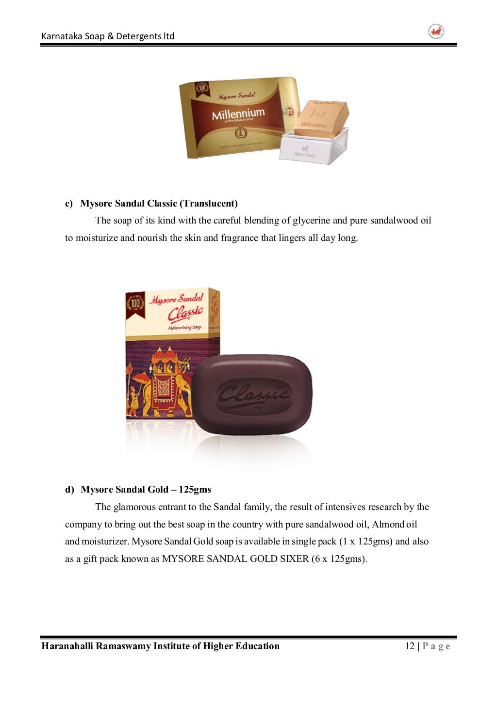 Karnataka Soap And Detergents Ltd (Mysore sandal) 2018