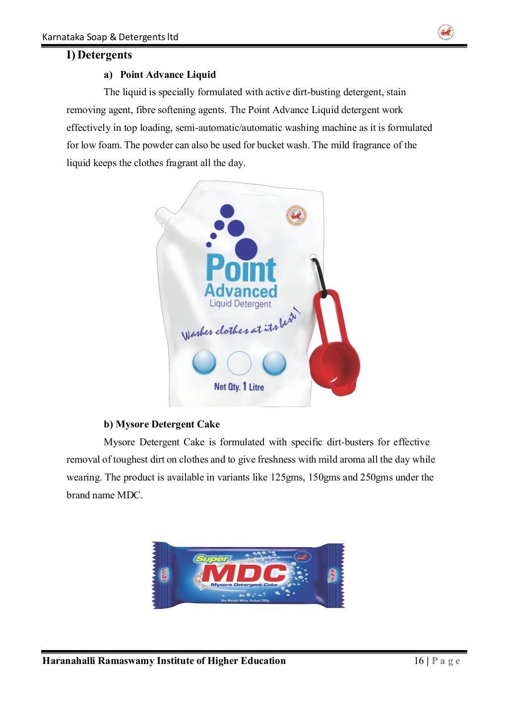 Karnataka Soap And Detergents Ltd (Mysore sandal) 2018