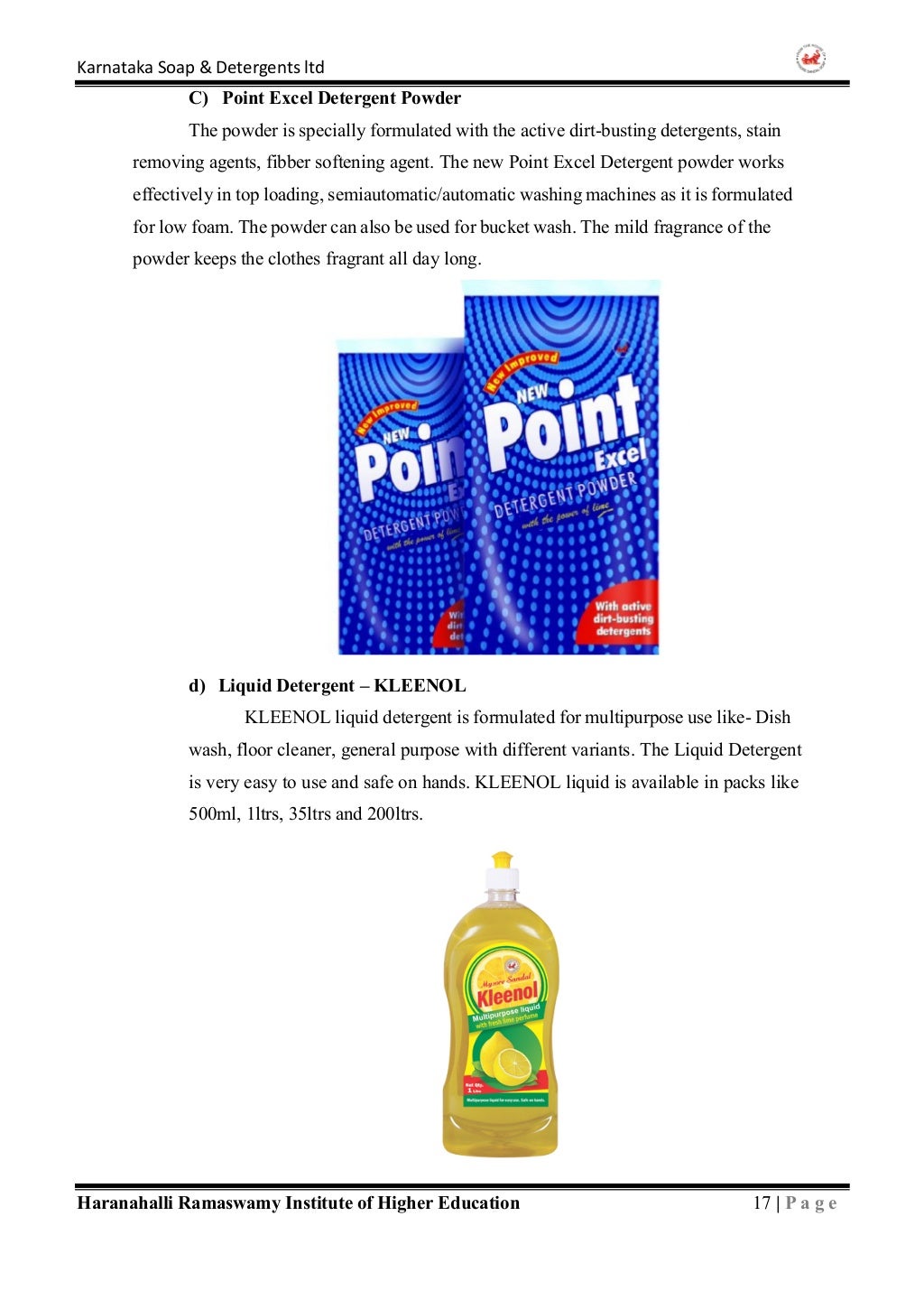 Karnataka Soap And Detergents Ltd (Mysore sandal) 2018