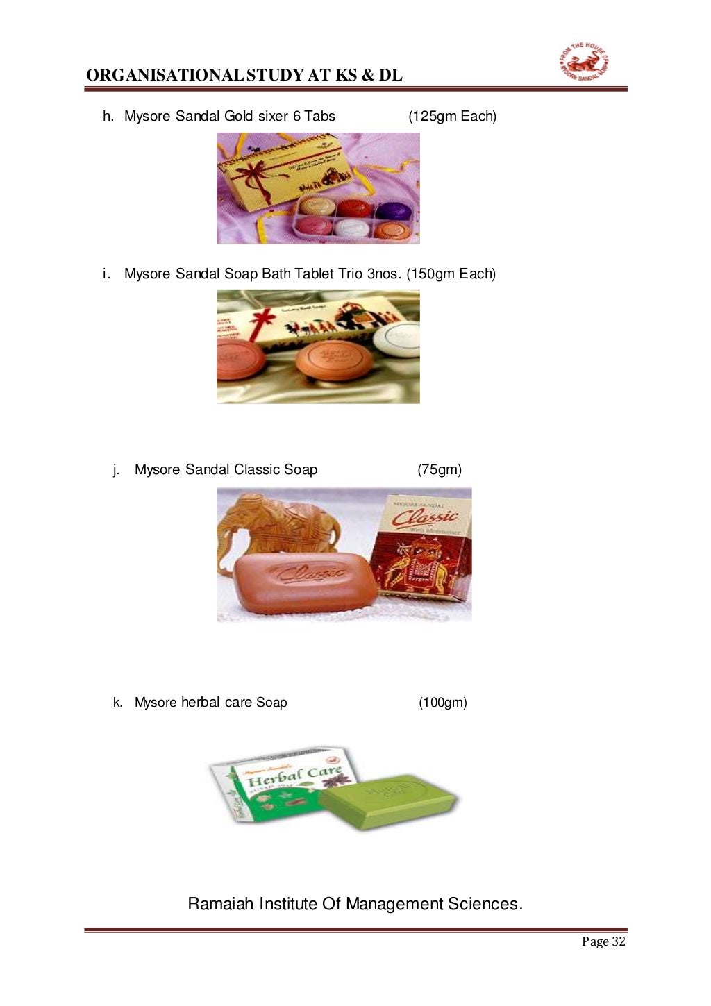 KARNATAKA SOAPS & DETERGENTS LIMITED (KS&DL) Internship report (manoj…