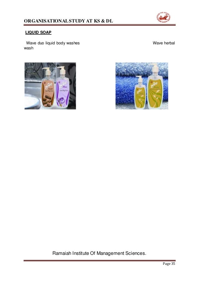 KARNATAKA SOAPS & DETERGENTS LIMITED (KS&DL) Internship report (manoj…