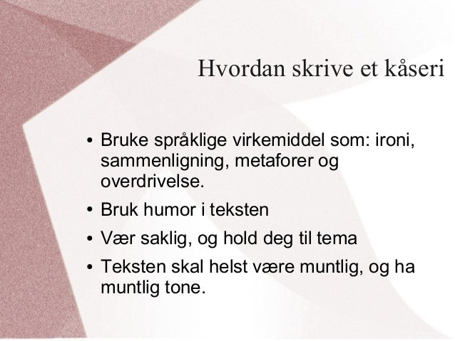 Forskjellige Sjangre