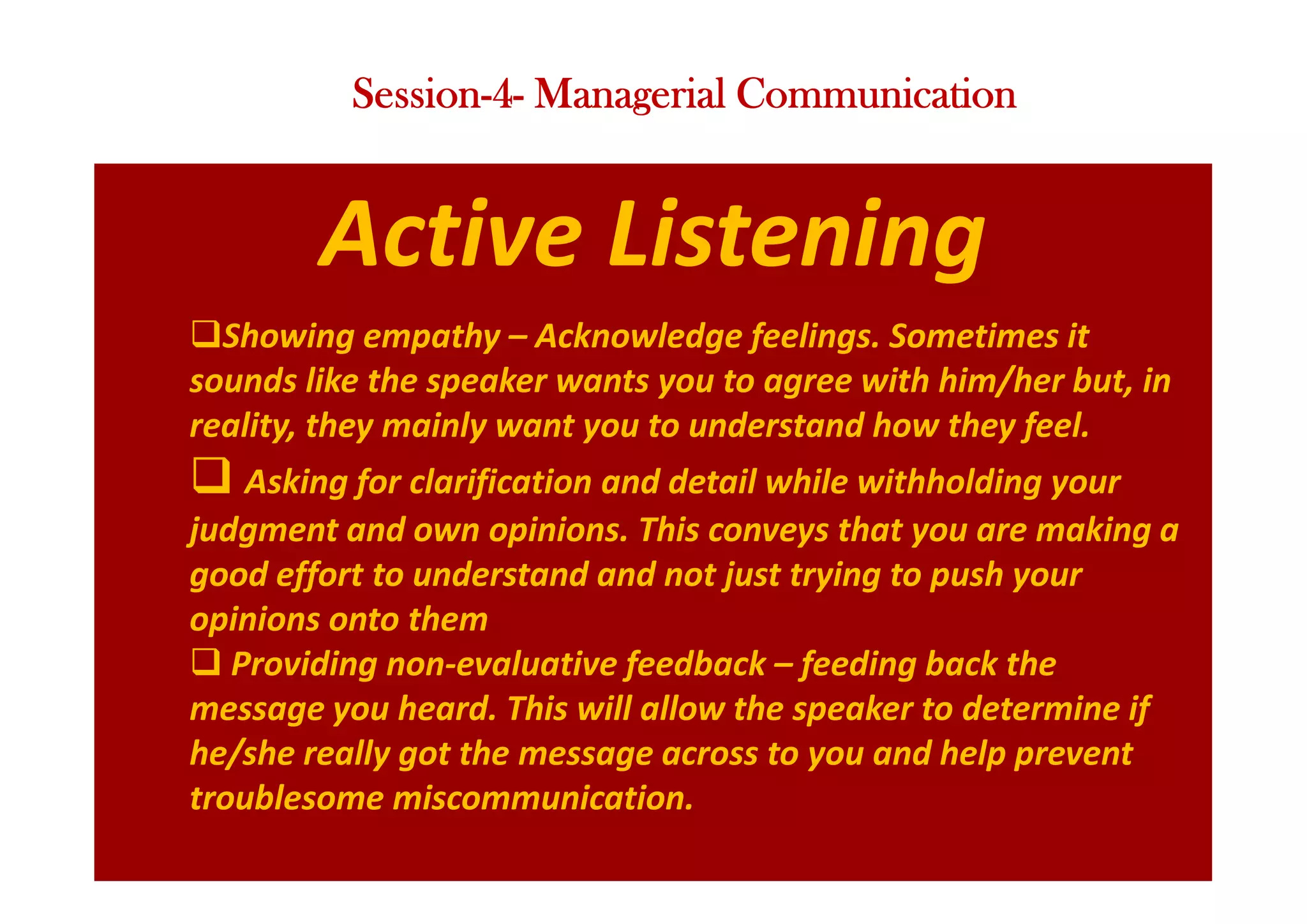Listening types andtechniques PDF