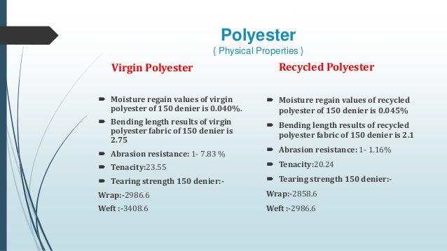 Polyethylene Terephthalate Physical Properties Polyethylene Terephthalate Physical Properties