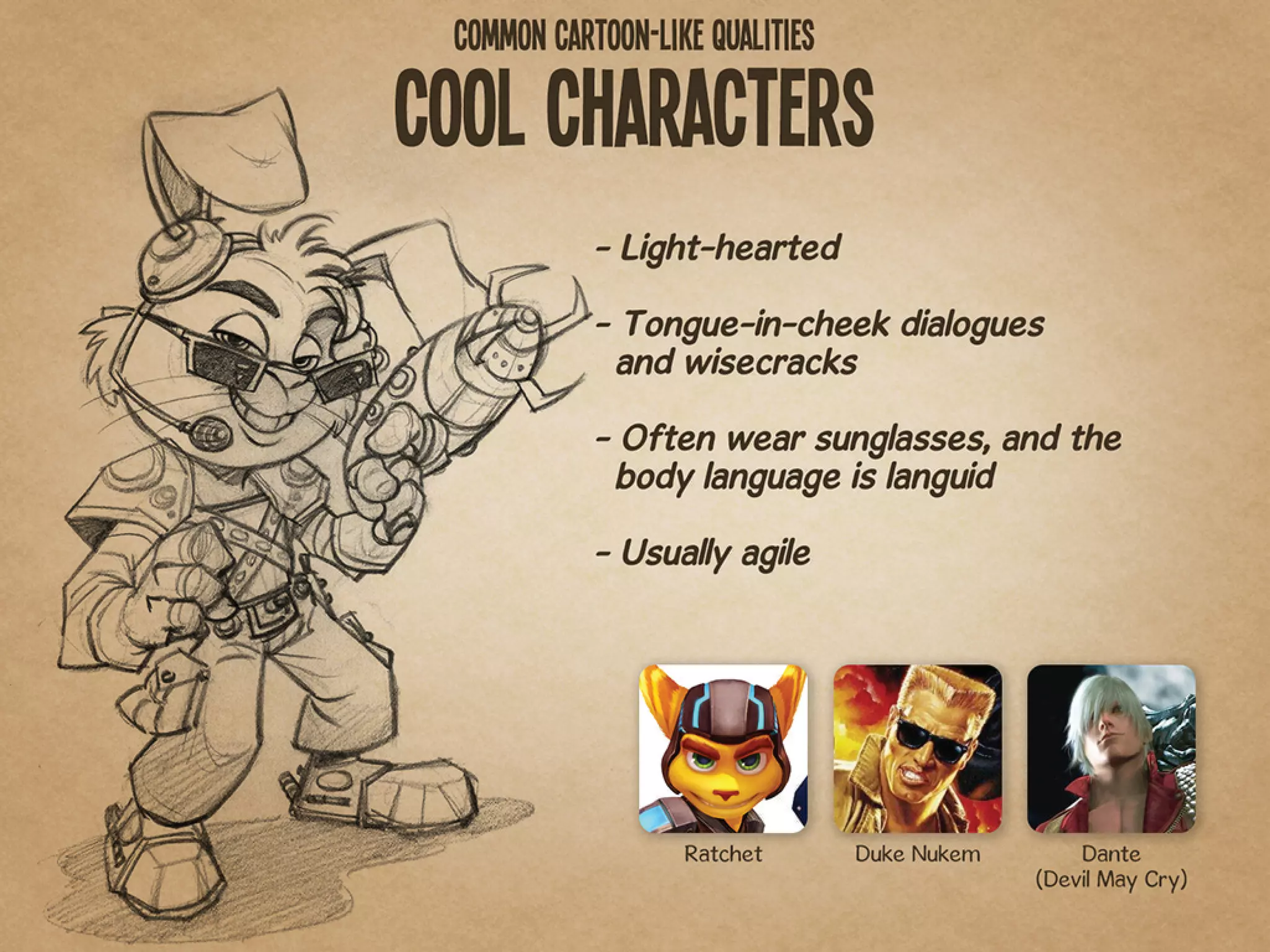 Character Development for Video Games