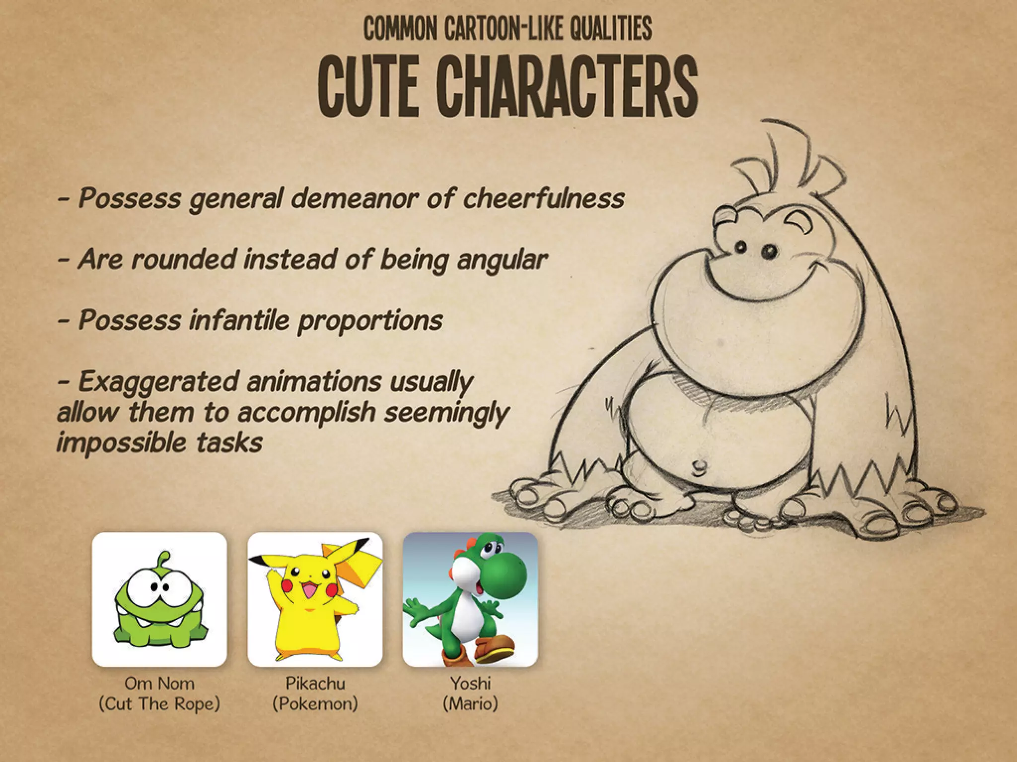 Character Development for Video Games