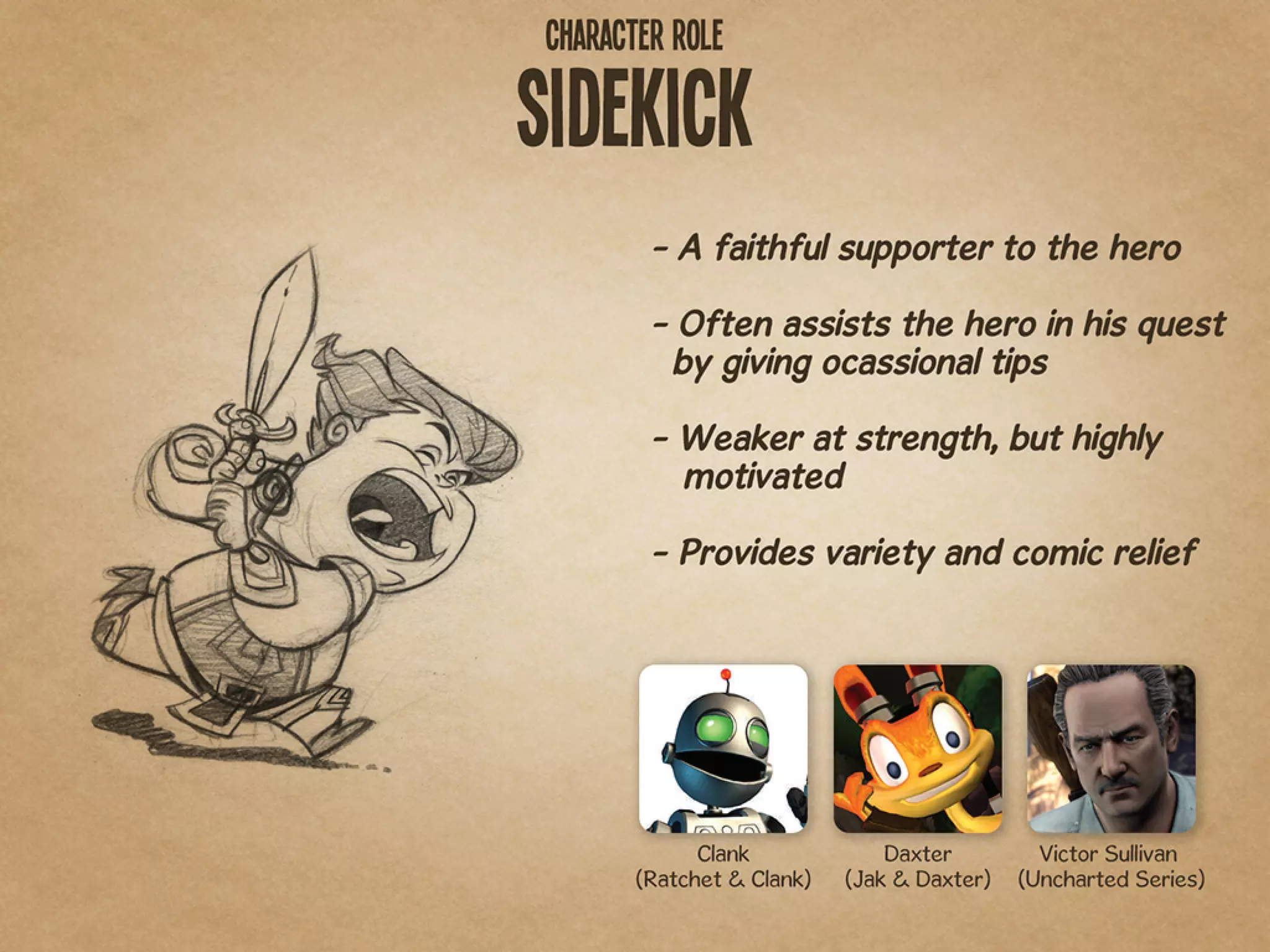 Character Development for Video Games