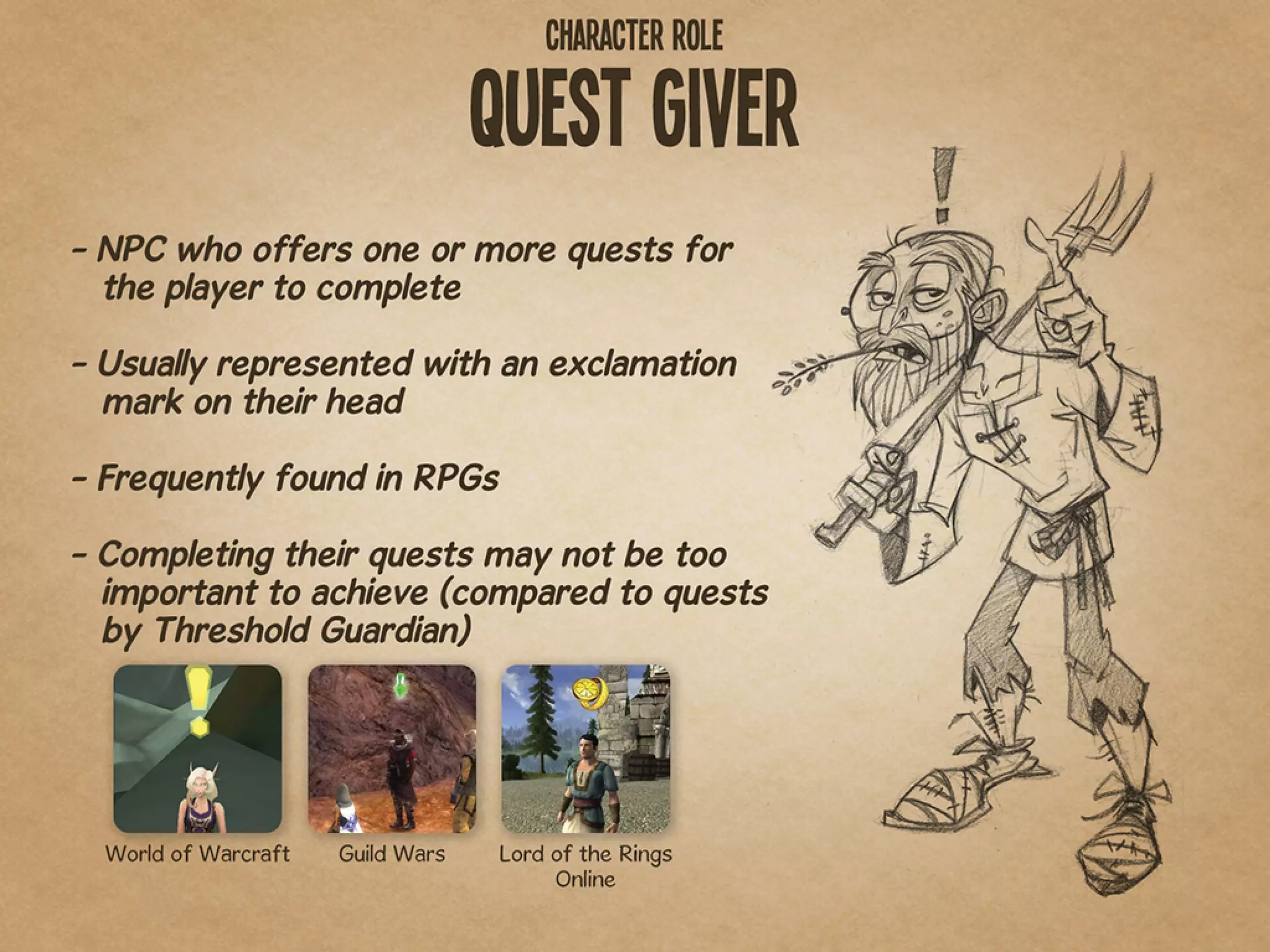 Character Development for Video Games