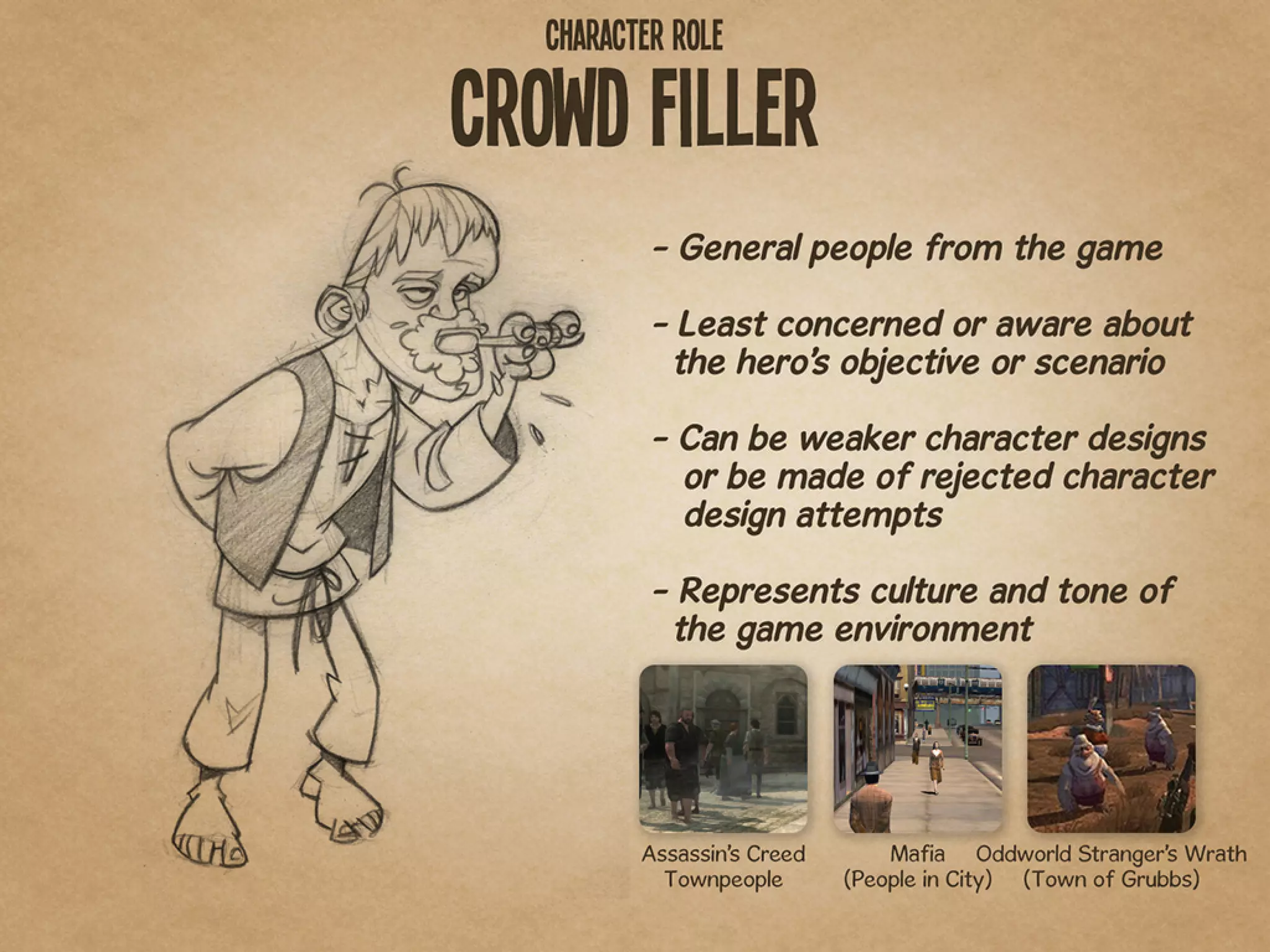 Character Development for Video Games