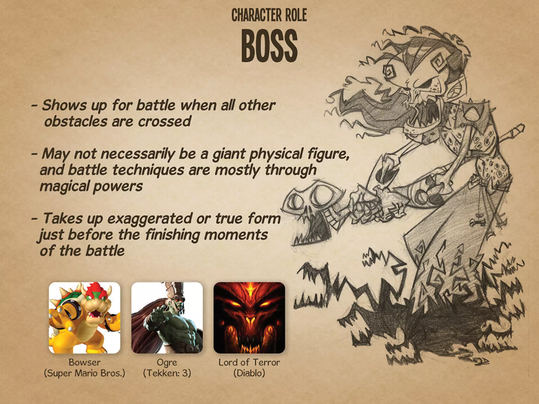 Character Development for Video Games