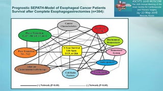 Prognostic SEPATH-Model of Esophageal Cancer Patients
Survival after Complete Esophagogastrectomies (n=384):
 