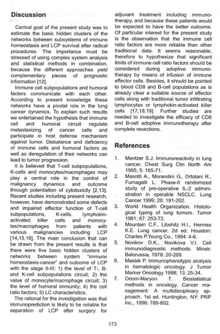 Kshivets O. Lung Cancer: Immune System and Prognosis