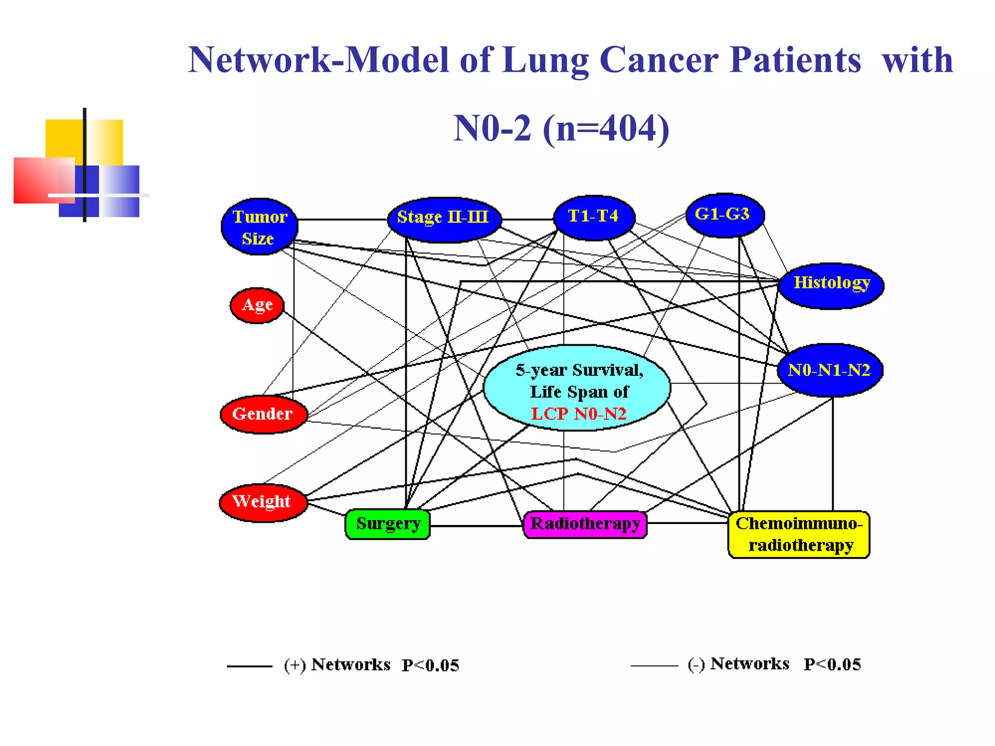 Network-Model of Lung Cancer Patients  with N0-2 (n=404)   
