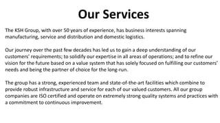 KSH group-Top warehouse developers & warehouse logistics in India | PDF