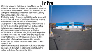 KSH group-Top warehouse developers & warehouse logistics in India | PDF