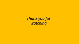 Thank you for
watching
 