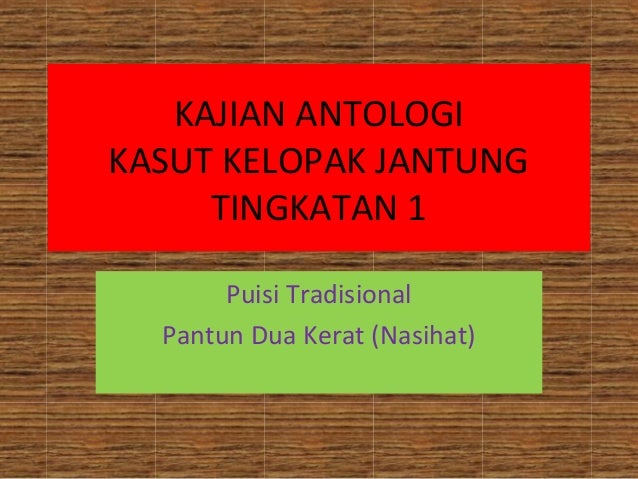 31+ Puisi tradisional tingkatan 4 info