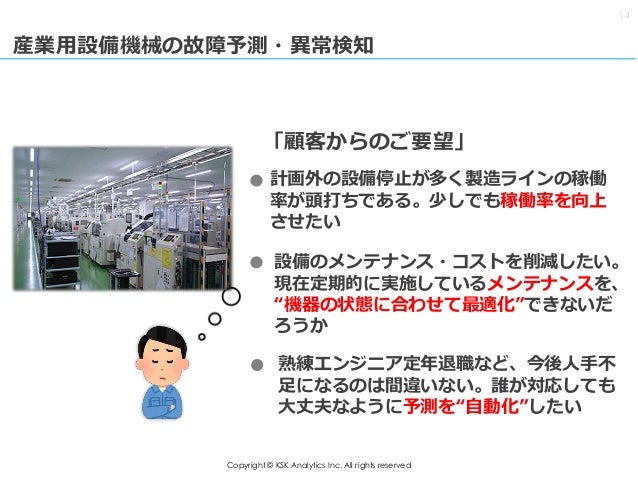 機械学習による故障予測 異常検知 事例紹介とデータ分析プロジェクト推進ポイント