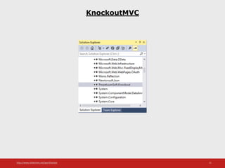 http://www.slideshare.net/IgorShkulipa 31
KnockoutMVC
 