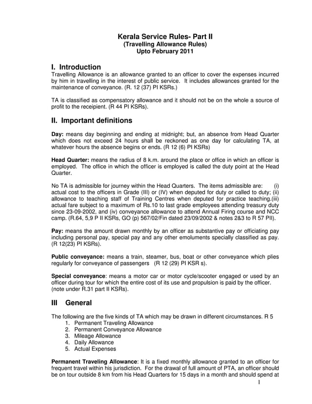 Kerala Service Rules Part 2 PDF