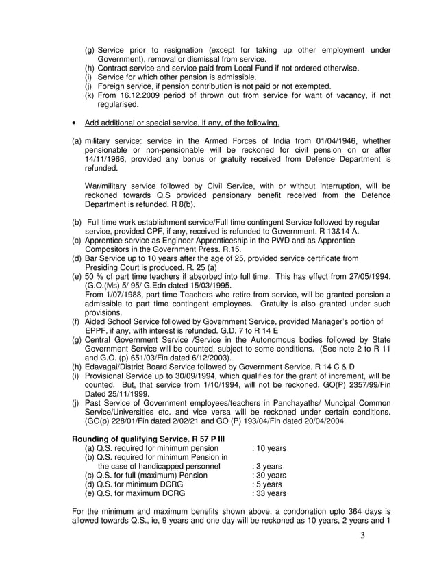 Kerala Service Rules Part 3 PDF