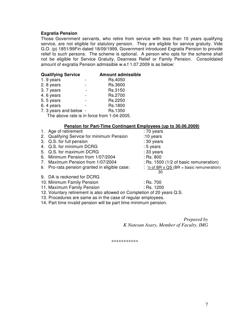 Kerala Service Rules Part 3