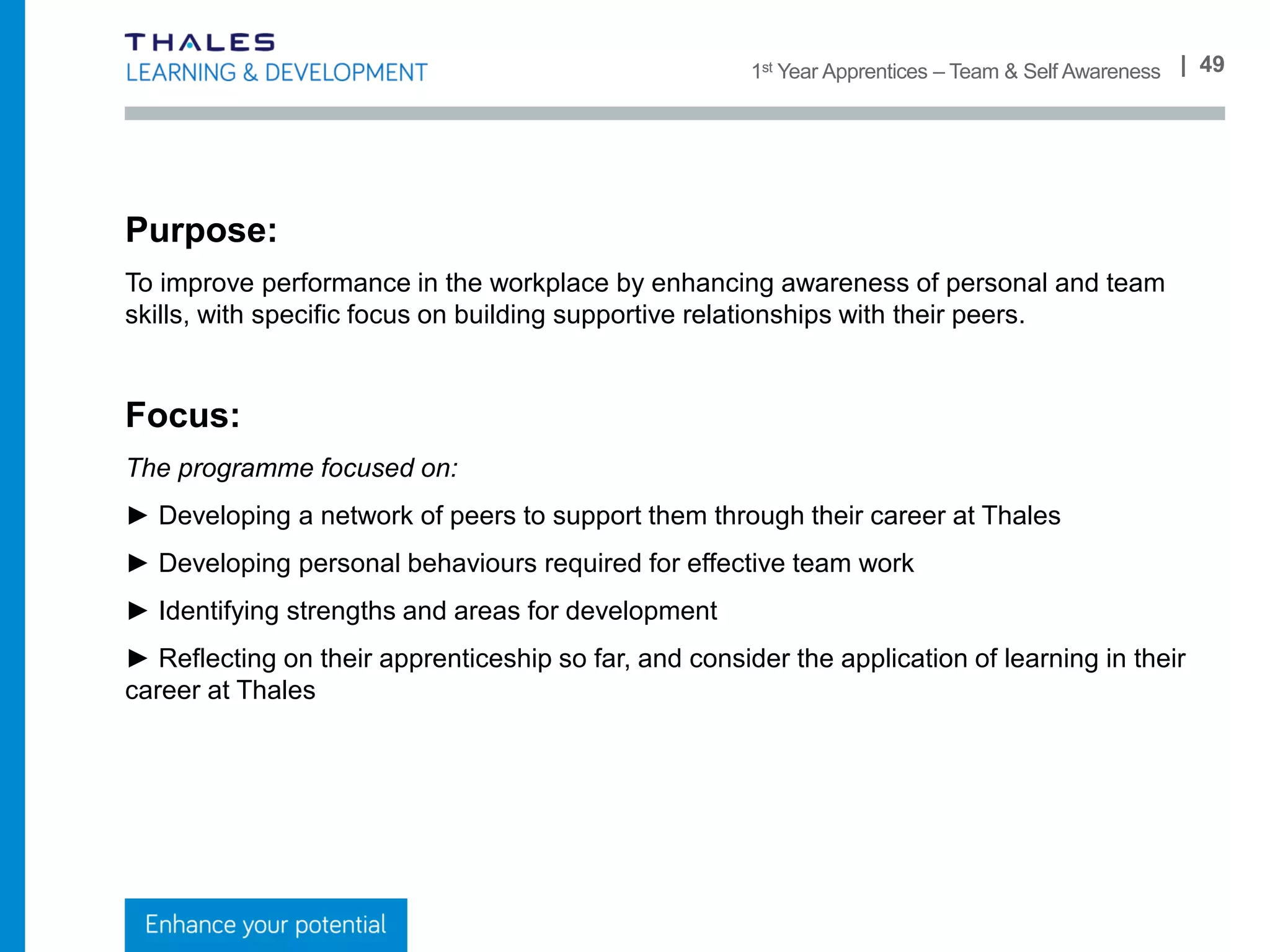 “I was really shy before I came here but now I’m able to
talk to people more confidently.”
 