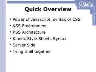 Introduction to KSS | ODP | Web Development | Internet