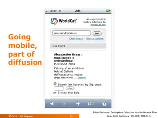 Going mobile, part of diffusion 
