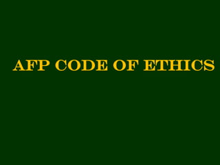 I am sharing 'AFP-CORE-VALUES' with you.ppt