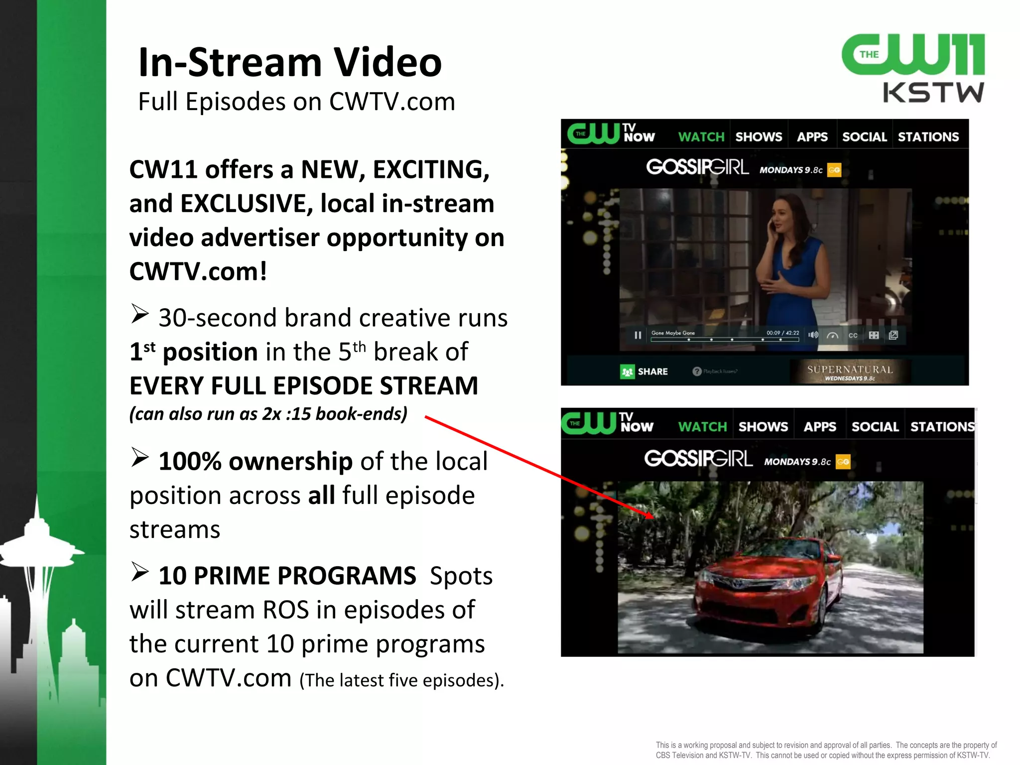 PARTNERSHIP OPPORTUNITIES
Emily Owens,
M.D.
 