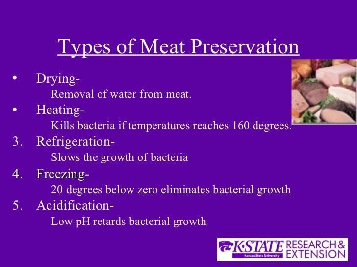 Ksu meat preservation