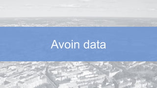 Avoin data
 