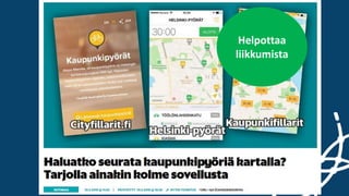 Helpottaa
liikkumista
 