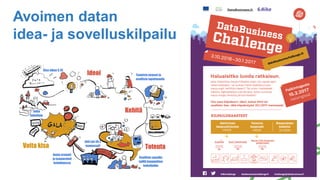 Avoimen datan
idea- ja sovelluskilpailu
 