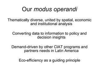 Decision and Policy Analysis Program