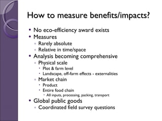 Concepts, impacts & benefits of eco-efficiency