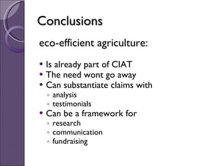 Concepts, impacts & benefits of eco-efficiency