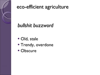 Concepts, impacts & benefits of eco-efficiency